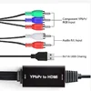 YPBPR to HDMI Converter Adapter 5RCA RGB HDMI to YPbPr 1080P Converter RGB to HDMI 2M Adapter Component Cable