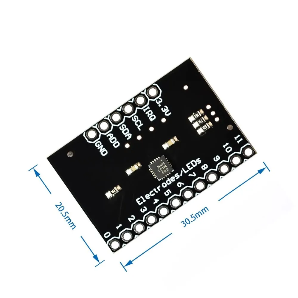 M/ódulo MPR121 Sensor Capacitivo Tactil de Proximidad Contacto I2C Breakout V12