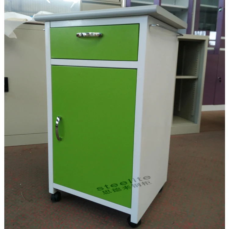Metal Furniture Used Hospital Bedside Tables With Wheels Buy Bedside