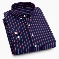 

custom wholesale casual long sleeve men striped shirt