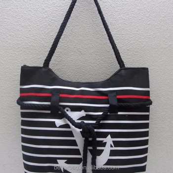 large black canvas bag