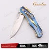 Golden Sun Stainless Steel Folding Pocket Knife