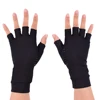 ZRWA25 Amazon hot selling compression copper nylon arthritis half finger gloves