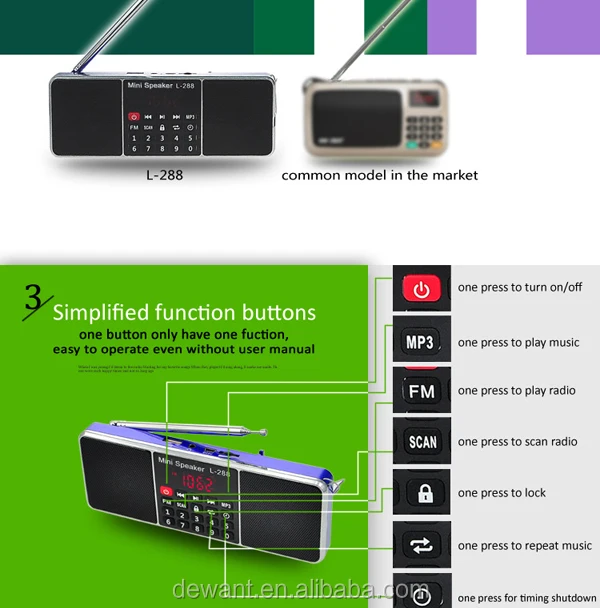 Hot-sells AM fm radio usb computer speaker Wireless bluetooth speaker.jpg