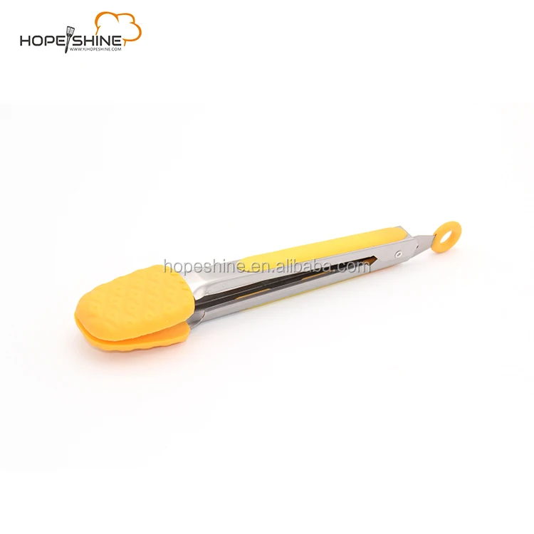 BPA Free LFGB FDA Useful Silicone Kitchen Food Tongs.jpg