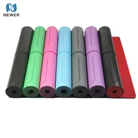 

Hot promotional premium eco friendly anti-slip anti tear durable private label custom print pu natural rubber yoga mat