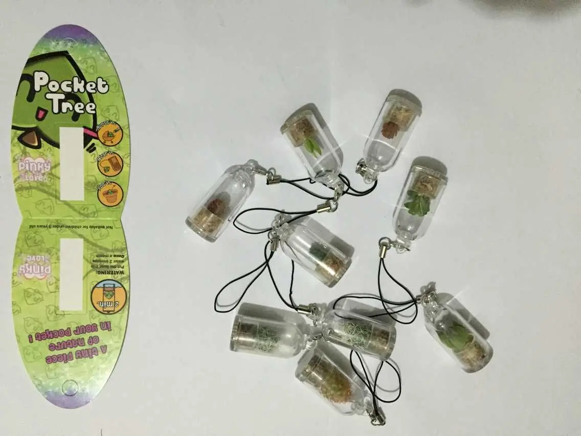
UCHOME Yiwu factory mini plant PET TREE Wholesaler for Key Chains 