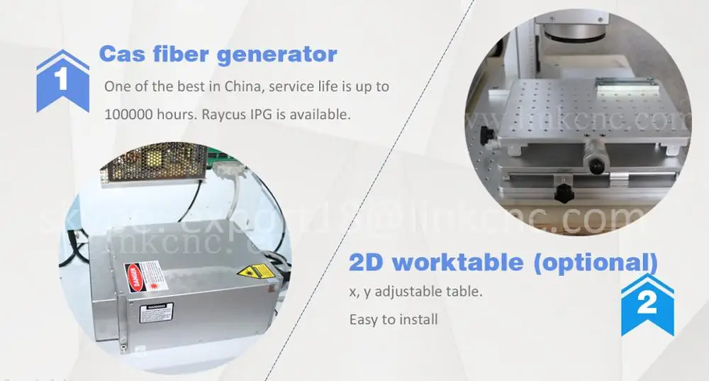 Portable 20w Fiber Laser marking machine for stainless steel carbon steel gold silver