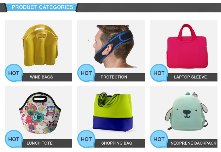 Insulated Neoprene Single Bottle Wine Tote Bag/Beer/Cans/champagne/Water or Drink Bottle Bag