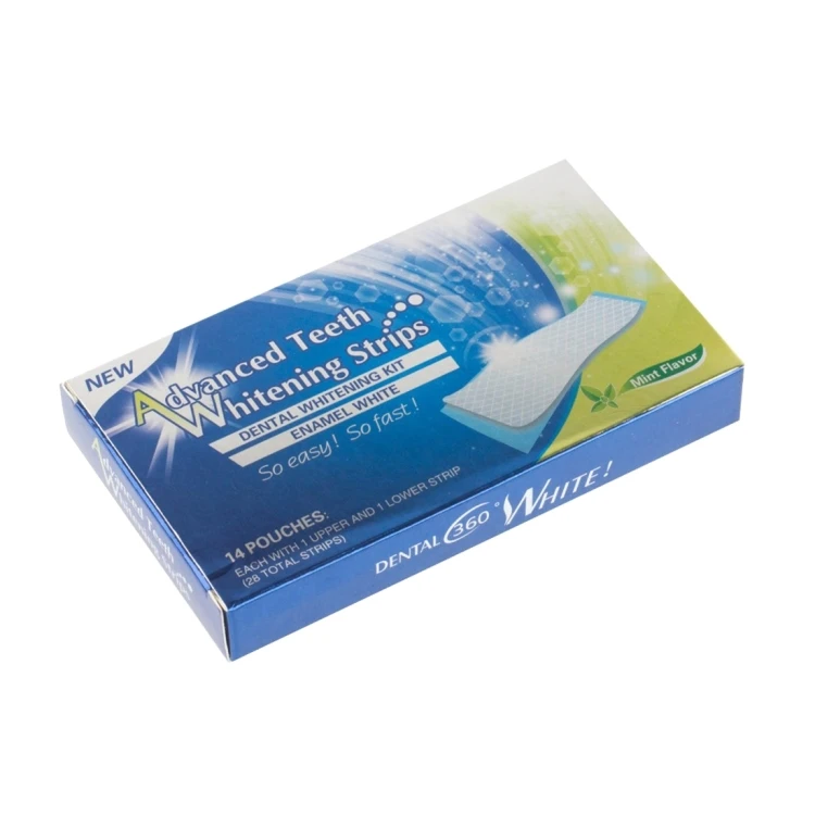 

14 PCS Professional Effective Dental Whitening Kit Mint Flavor Teeth Whitening Strips
