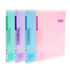 Office Supplies a4 clear Color Transparent landscape plastic stick display book file Folder