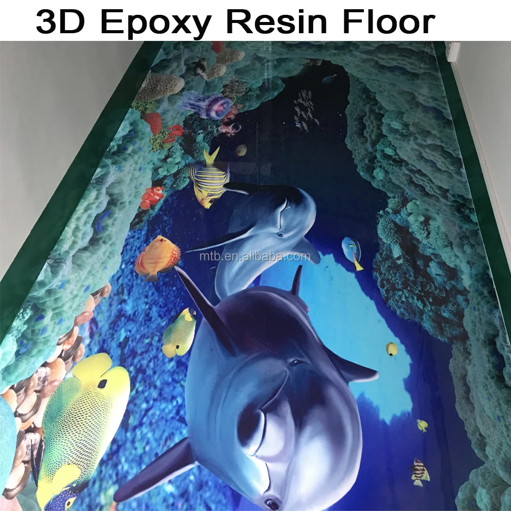 3D Epoxy Resin ahd Hardener for Concrete and Cement Floor Paint and Coating