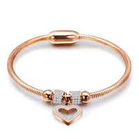 

2019 OBE new arrival wholesale Titanium steel gold woman magnetic bracelet