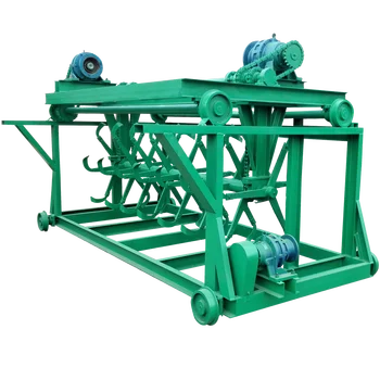 Cow Dung Fertilizer Hydraulic Driven Composting Machine For
