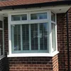 Compact aluminum security shutters window with toughened glass blades