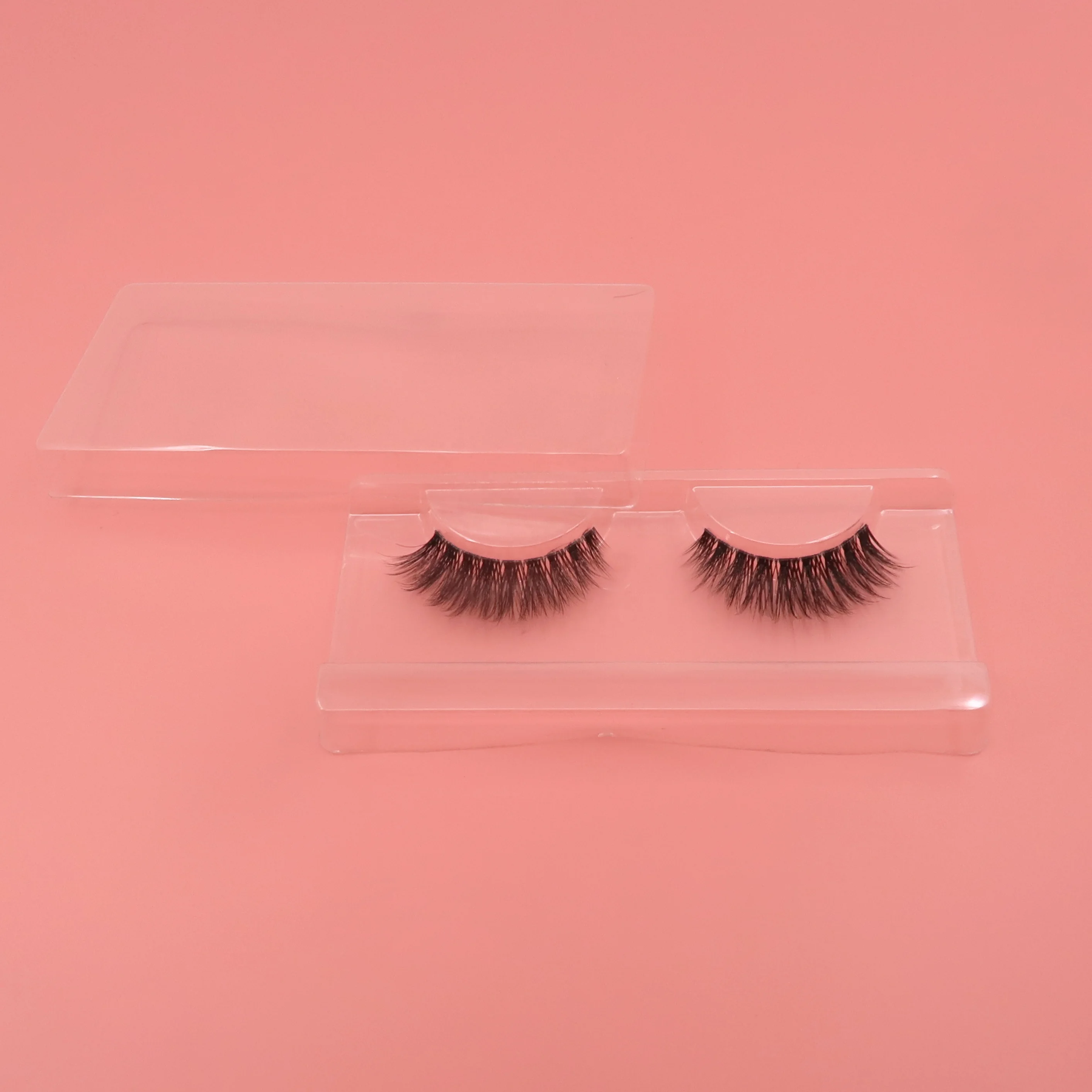 

Worldbeauty manufacturing wholesale 3D mink eyelash sell at a low price as false eyelash samples, Natural black