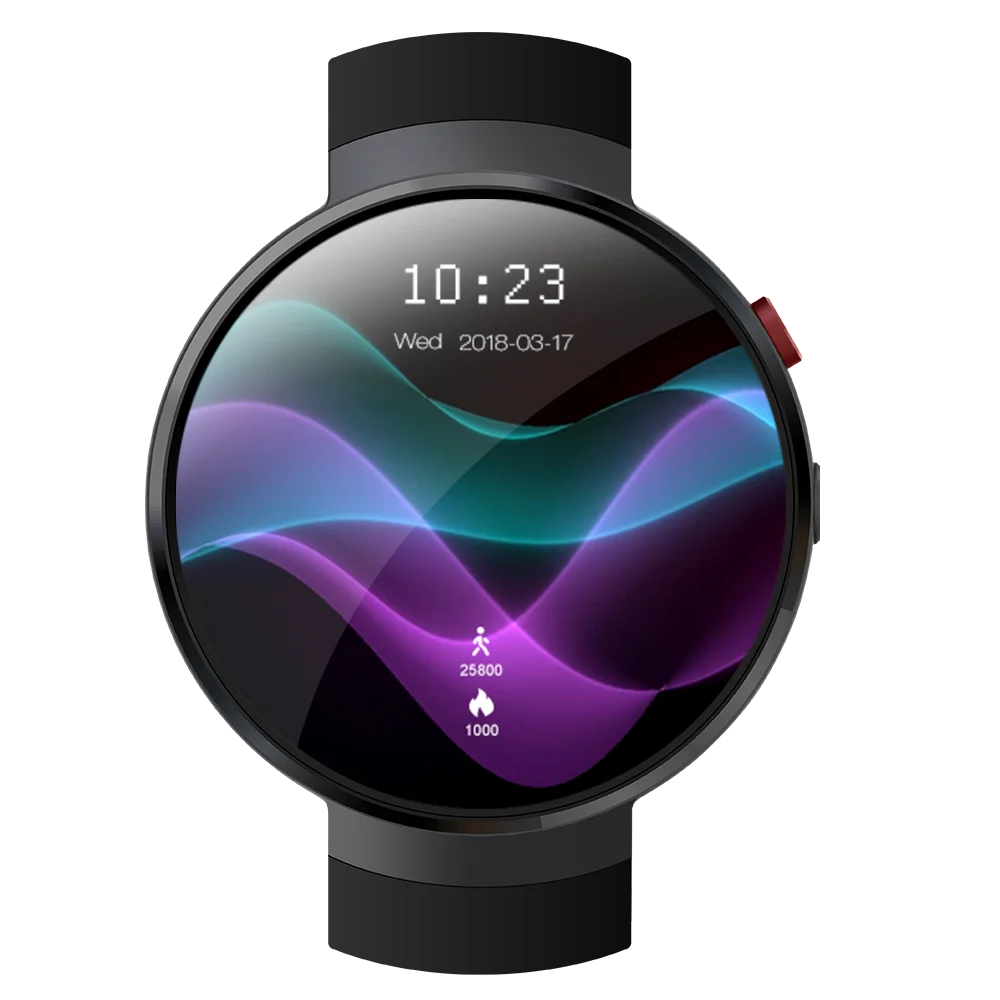 Lem7 waterproof 1.39inch 1+16GB round android 7.0 gps 4g blood pressure  lemfo Smartwatch