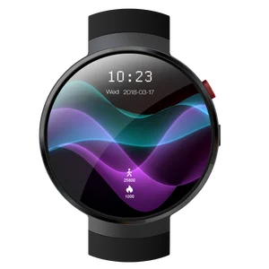 Lem7 waterproof 1.39inch 1+16GB round android 7.0 gps 4g blood pressure  lemfo Smartwatch