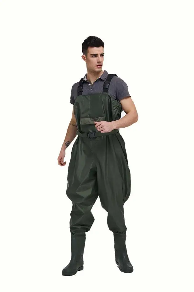 
wholesale manufacturers men women kids camo neoprene 70d nylon fly fishing waterproof pvc waist high chest hunting waders 