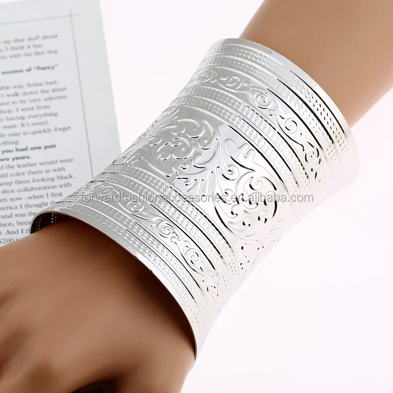 

Hot selling tibetan in stock big bohemian vintage cuff bracelet