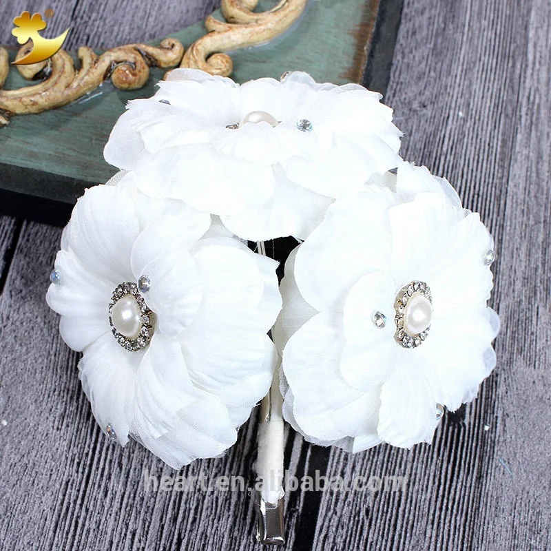 Artificial Fresh Exquisite Flower Wedding Hair Clip Flower Clip