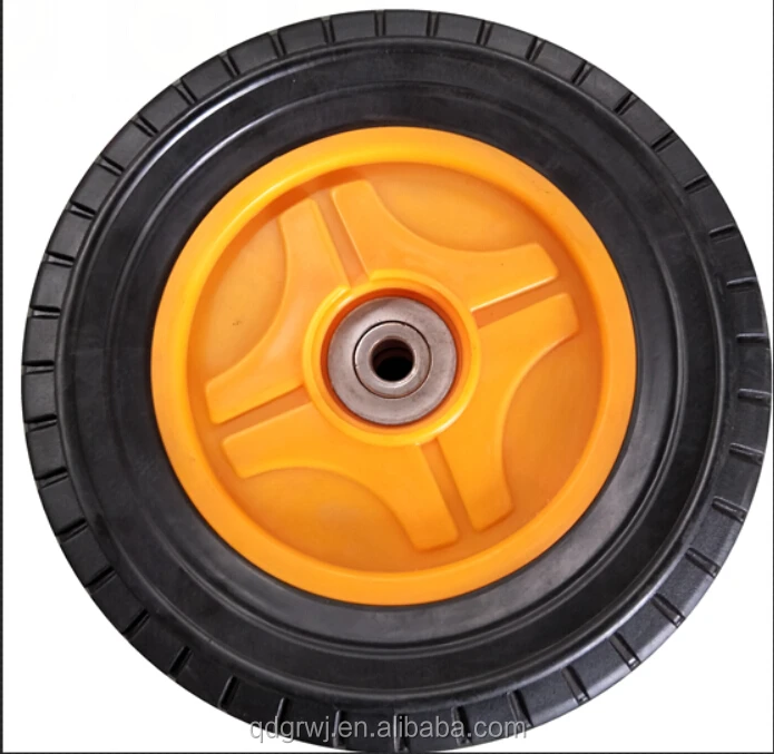 8 Inch Semi Pneumatic Wheel Toy Plastic Wagon Wheel With Bearing Buy