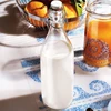 square round glass bottle swing top for water beverage juice