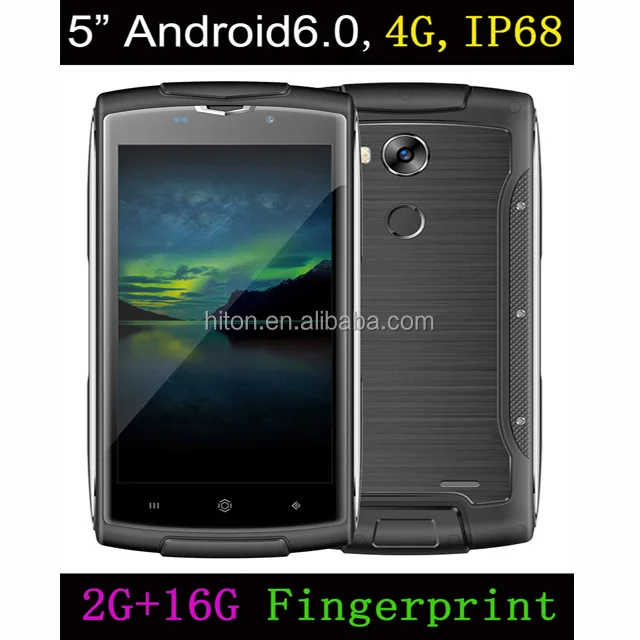 

HIDON 5 Inch Android 6.0 GPS 4G LTE Outdoor Waterproof Smartphone With Fingerprint Scanner Smart Phone