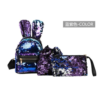 flip sequin school backpack