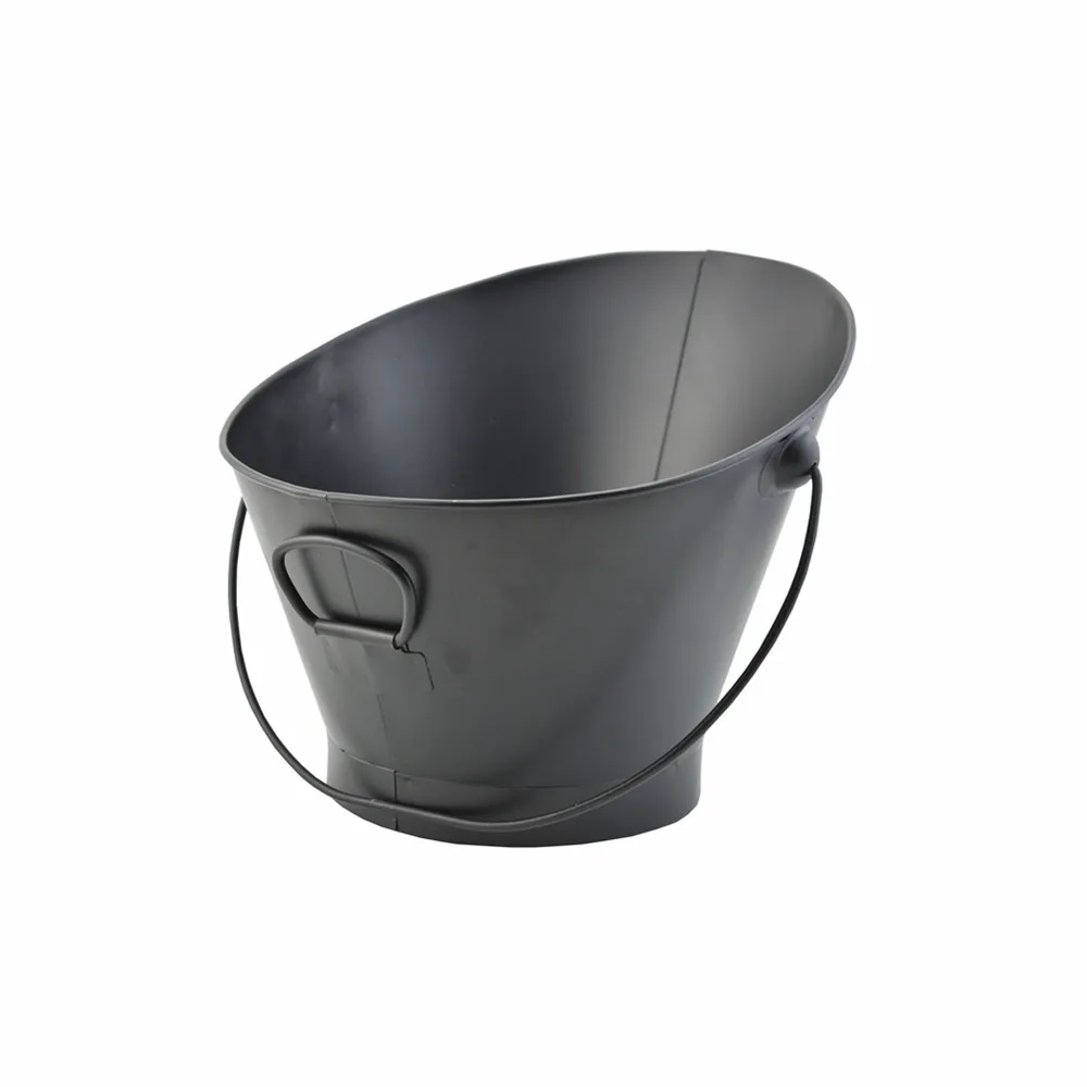 Iron Coal Hod Metal Ash Bucket Black Buy Metal Ash Bucket Coal