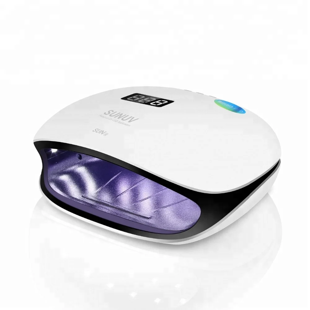 

New arrival Sun 4 nail dryer Removable Base uv lamp 48w UV LED nail lamp for nail gel, White