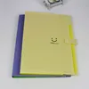 Customized Good Quality Clear Pocket Plastic Accordion Folder With Lock