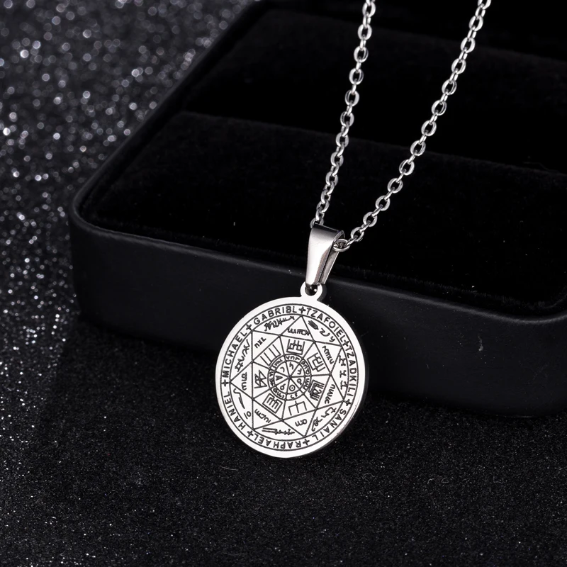Mysterious Symbol Corrosion Stainless Steel Pendant Necklace Buy 