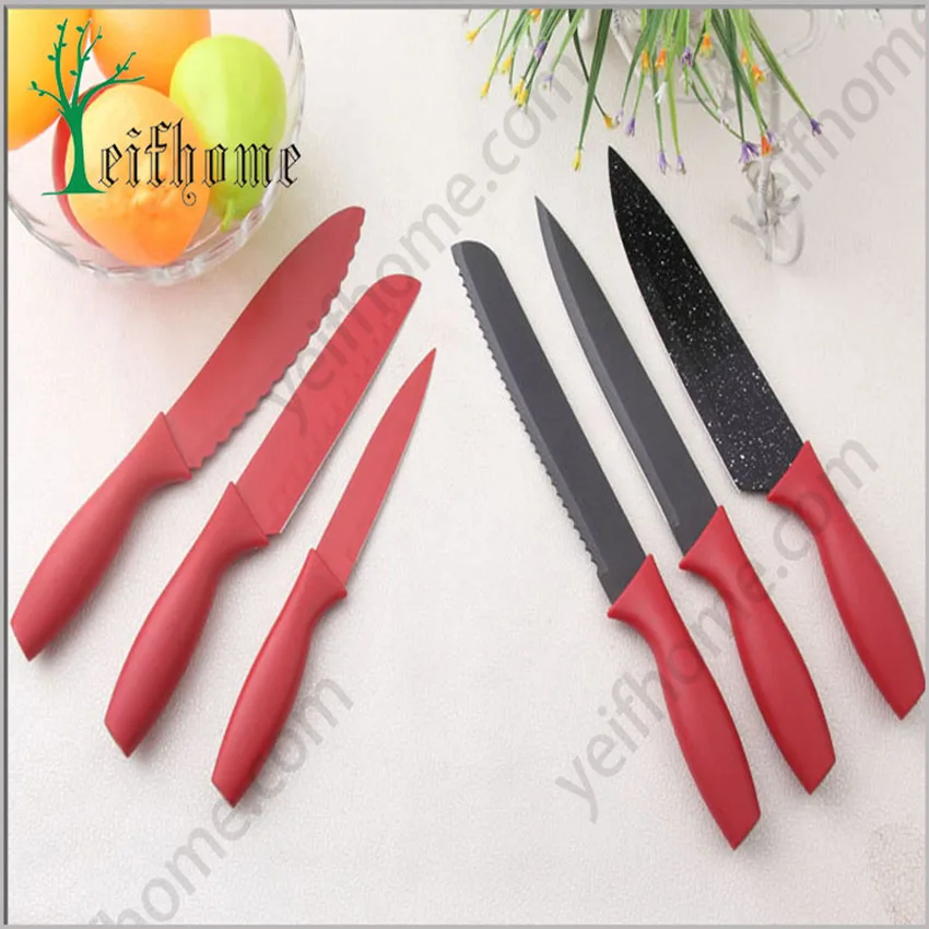Meat cleavernon-stick coating knife set