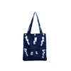 Eco friendly Reusable Women Shopping Bags Denim Tote Bags Large Capacity Single Shoulder Bags