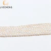 Wholesale 4-4.5mm A+ wish pearl necklace natural white fine rice freshwater pearls jewelry strands String