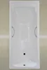 NH-013-2 1700mm/1800mm durable white enameled built in CAST IRON BATH with handle