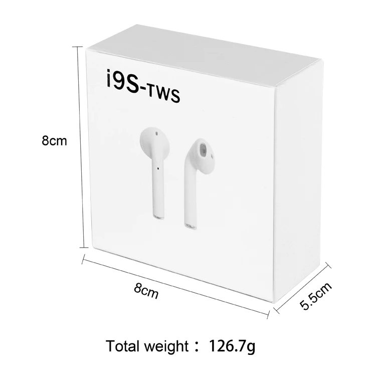 

High quality Exquisite Twin i9S TWS Stereo Earbuds Wireless Earphones With Charging Case