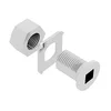 All types square socket insert abs clothing display racks