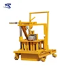 low investment high profit business QT40-3C egg laying small manual brick machine