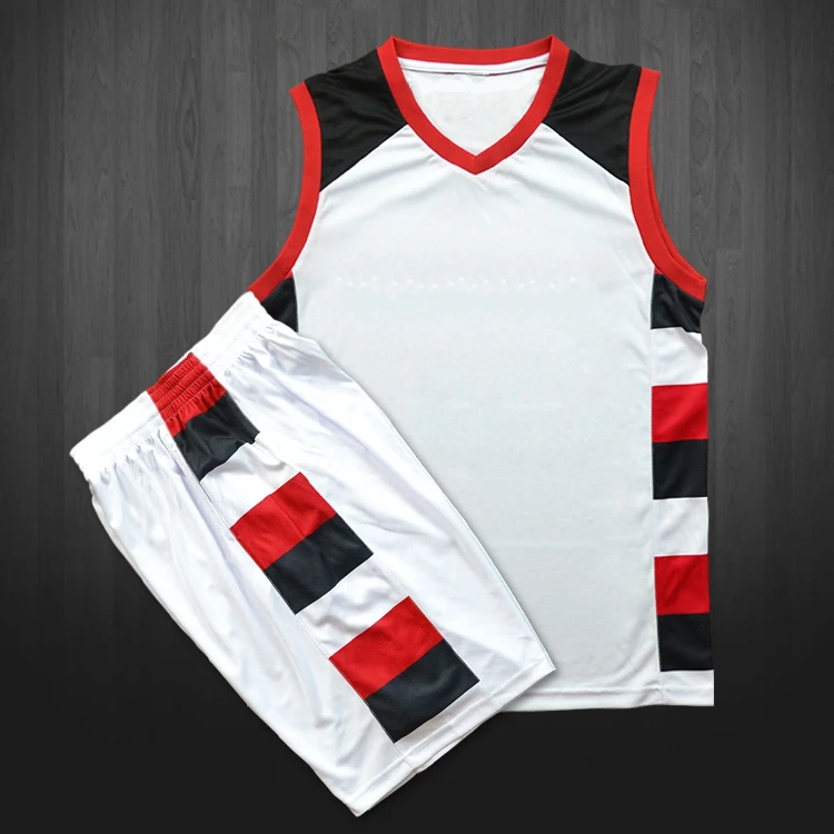 Free Sample Wholesale Blank Basketball Jerseys Uniforms For Man 2018