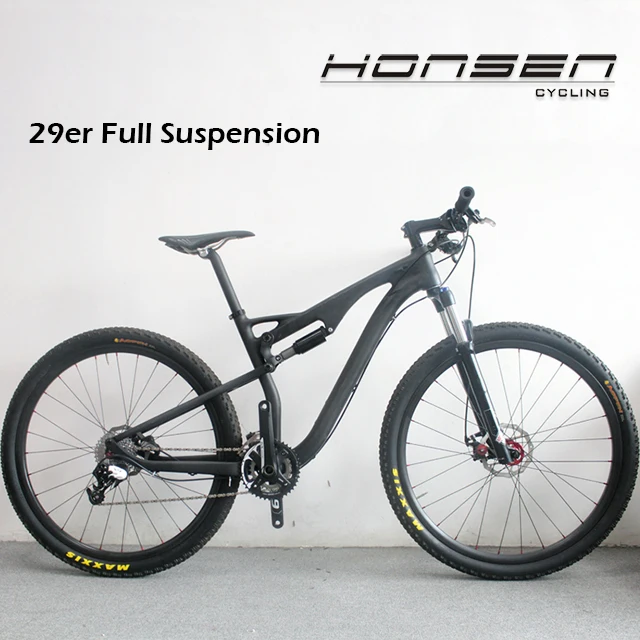 

Chinese Cheap price 29er full suspension bike frame internal cable new carbon mtb frame M-13, N/a