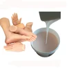 Platinum base silicone rubber for human skin