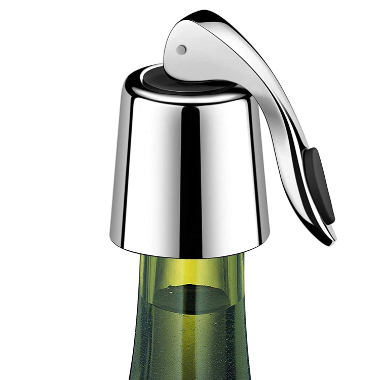 

New stopper wine bottle stopper stainless steel, Colorful/transparent
