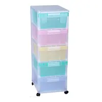 

fashion clothes baby 3 layer storage drawers cabinet plastic with save space