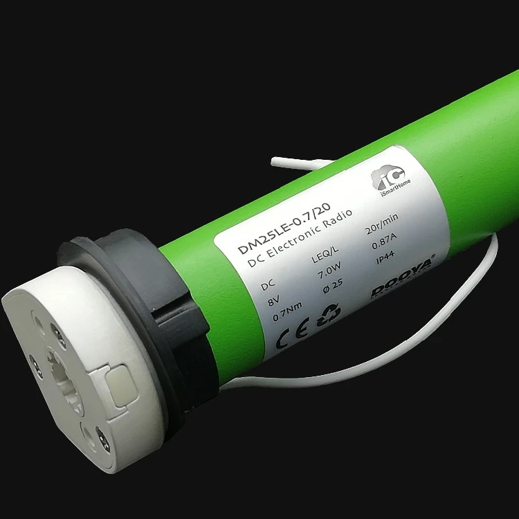 

Dooya motor tubular motor Roller Blinds DM25LE Rechargeable lithium battery for 38mm tube RF 433MHZ