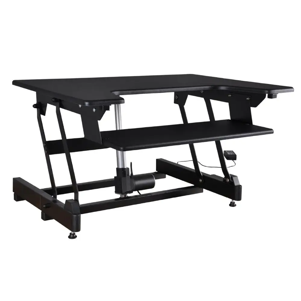 

STARSDOVE -electric adjustable desk sit stand desktop ergonomics desk, Black white or customized