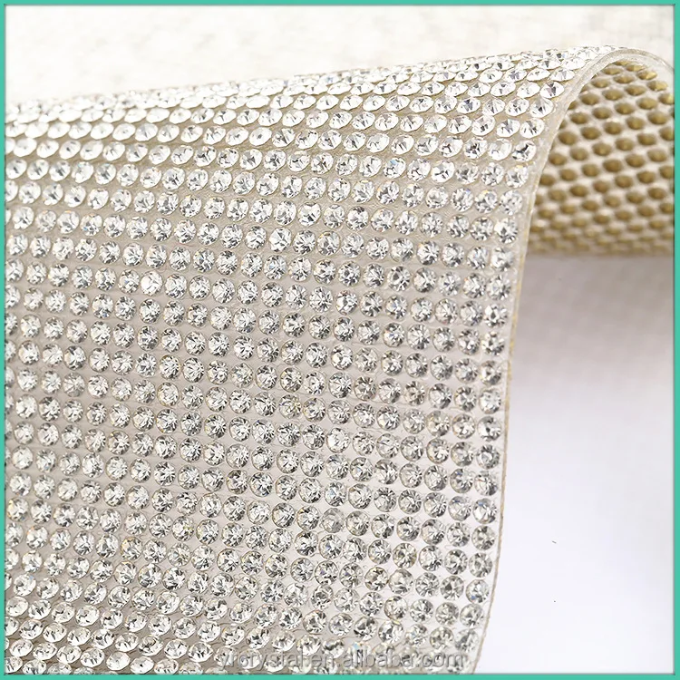 

Hot sale 24*40cm mesh hot fix rhinestone, N/a