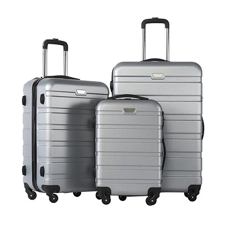 Best Selling Products Modern Design 3pcs Trolley Luggage Abs Hardside ...