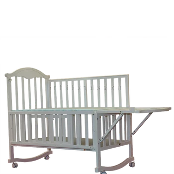 antique baby crib with wheels